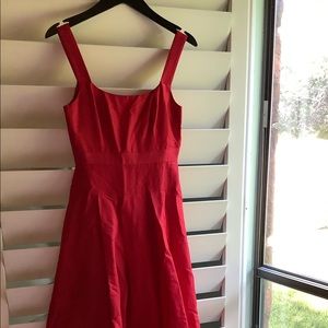 Red cocktail dress